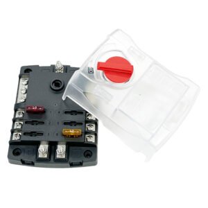 Fuse Block for Regular Blade - Ground, 6P