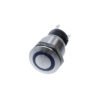 Anti Vandal 19mm Dia - 8P DPDT ON-(ON) - Blue LED - IP67