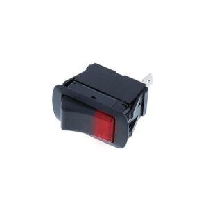 Sealed Rocker (IP56) - 3P SPST OFF-ON, Red Bulb