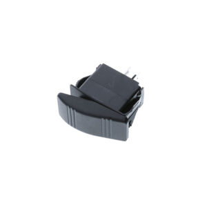 Contura Style Rocker - 2P SPST OFF-(ON), Black (IP56)