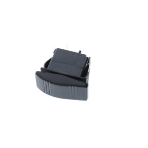 Contura Style Rocker - 2P SPST OFF-(ON), Black (IP56)