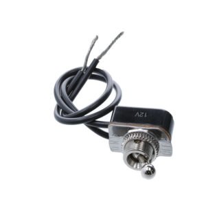 Compact Toggle - 2P SPST OFF-ON, Wire