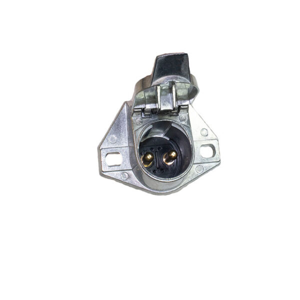 Lift Gate 2-Pole Diecast Connector - Socket (Horizontal pins)