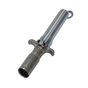 4-Pole Diecast Connector - Plug with Cable Guard