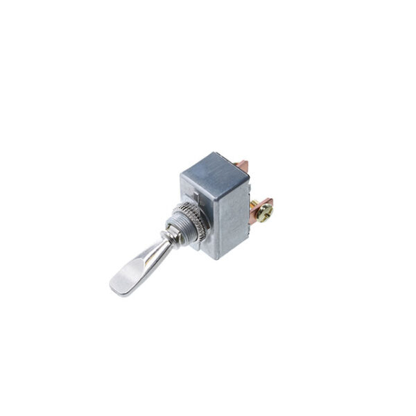 Heavy Duty Toggle - 2P SPST OFF-ON, Nickel Plated
