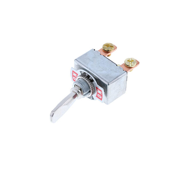 Heavy Duty Toggle - 3P SPDT (ON)-OFF-(ON), Nickel Plated